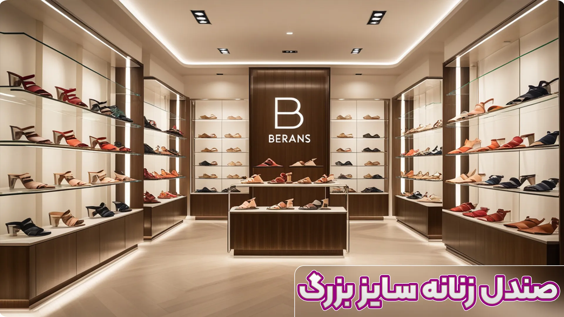 صندل زنانه سایز بزرگ