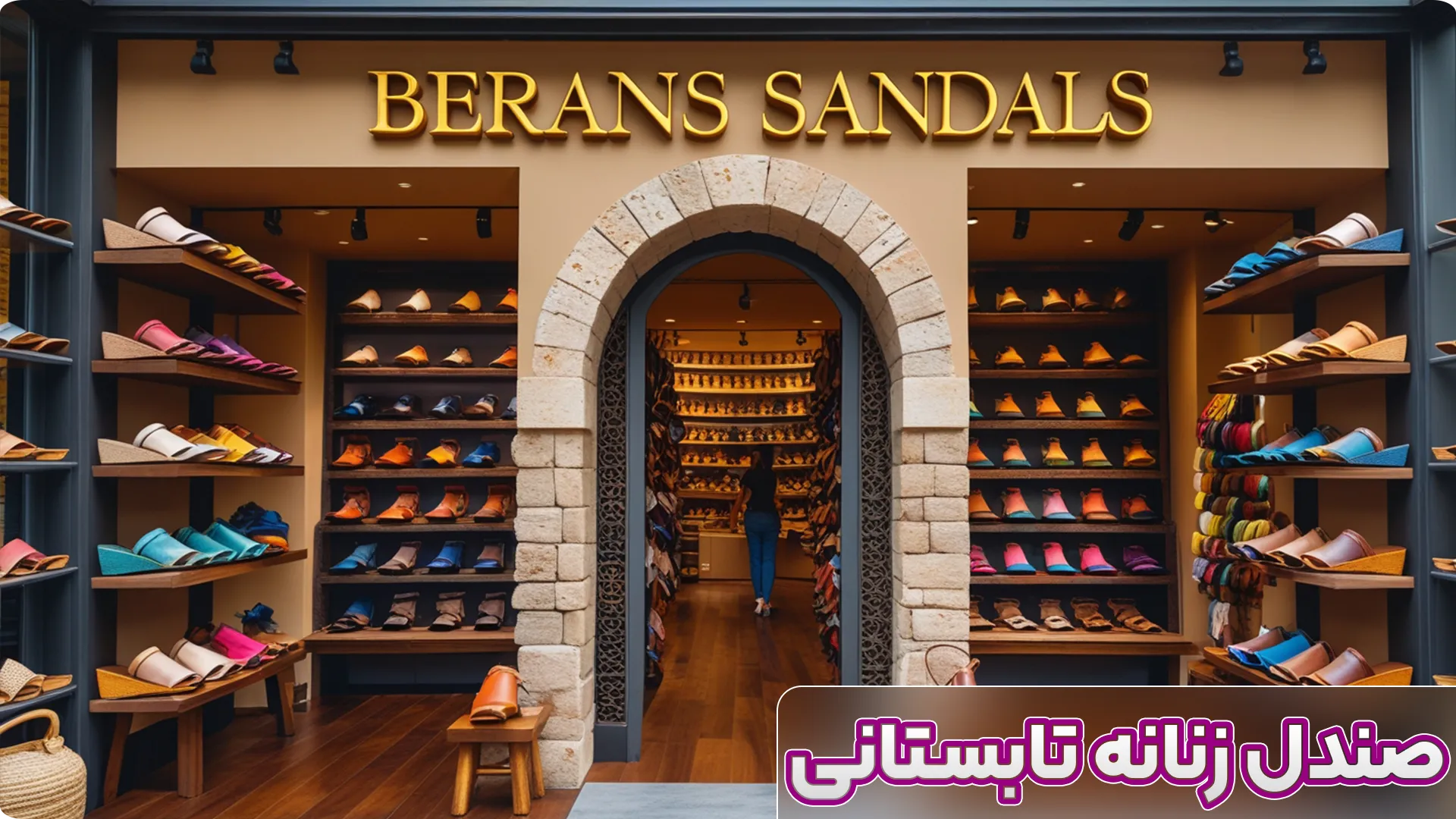 صندل زنانه تابستانی