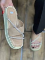 صندل سه بند نگینی لژدار - تصویر 6