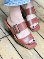 صندل دو بند تک سگک پاشنه pvc