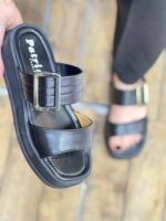 صندل دو بند پهن تک سگک