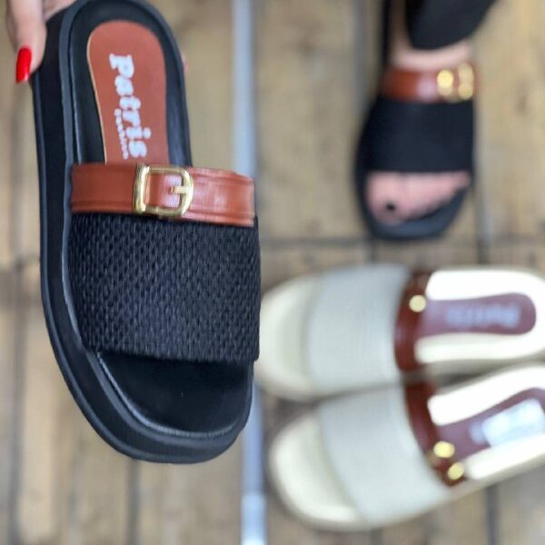 صندل مراکشی لژدار در دو رنگ