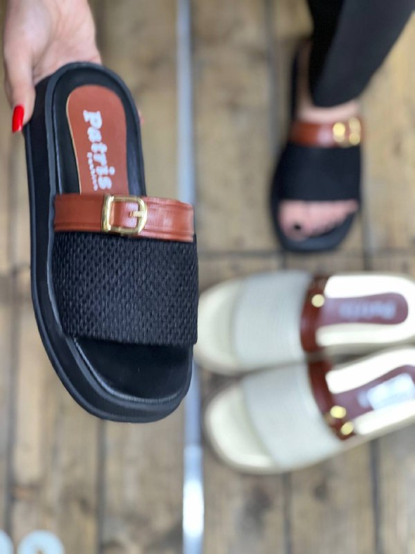 صندل مراکشی لژدار در دو رنگ