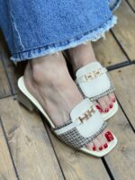 صندل کمر بندی پاشنه pvc