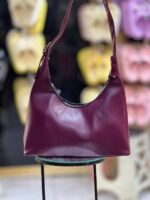 کیف ساده زنانه زرشکی