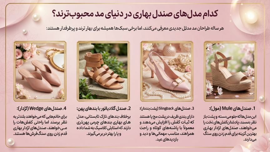 کدام مدل صندل بهاری ترند است