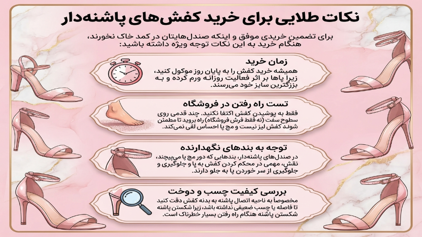 نکات طلایی خرید کفش پاشنه دار