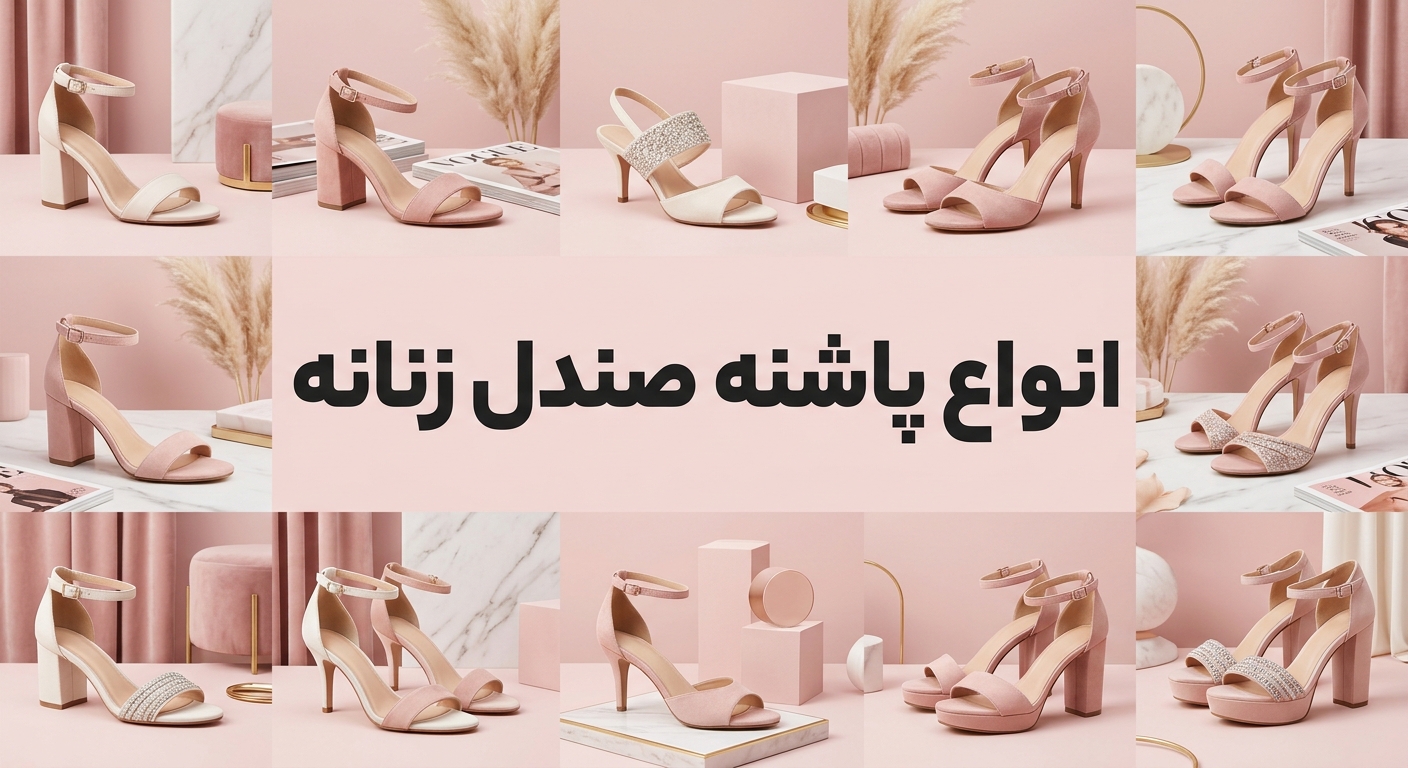 انواع پاشنه صندل زنانه