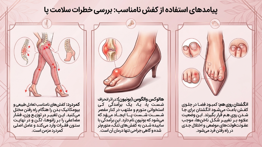 استفاده از صندل تنگ