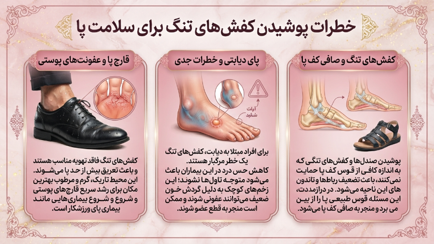 مضرات استفاده از صندل تنگ